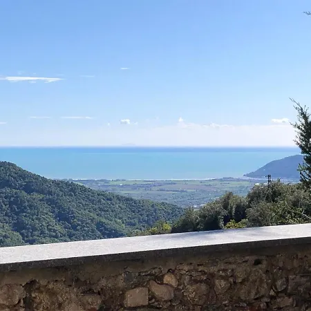 Papiriana La Casa Del Borgo_ Breathtaking Sea Wiew Fosdinovo Exterior photo